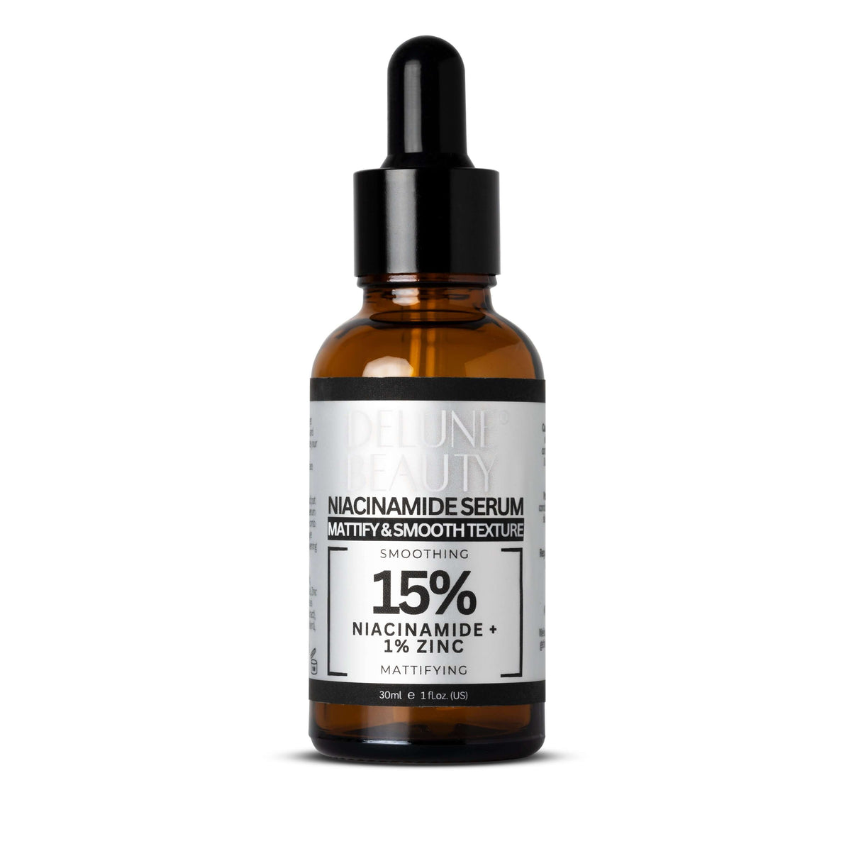 Serum med niacinamid og 1 % zink – Delune