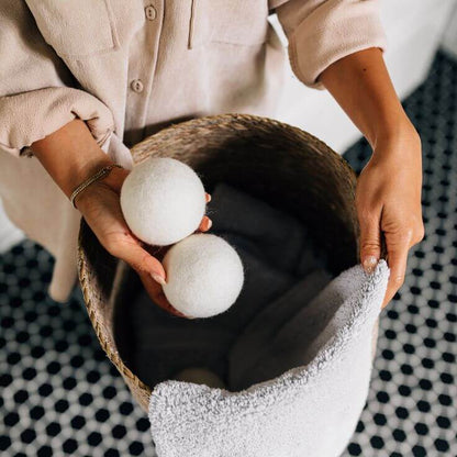 Organic Wool Laundry Dryer Balls - Pack of 3 - Delune