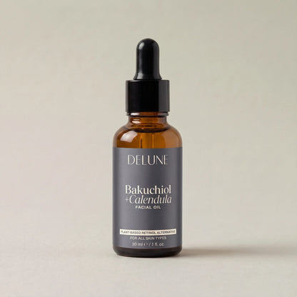 Delune Bakuchiol + Calendula ansigtsolie – produktfoto
