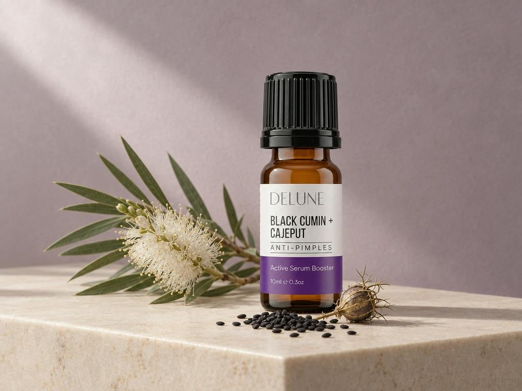 Sortkommen + cajeput – Active Serum Booster