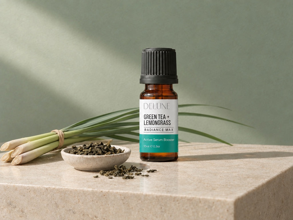 Grøn te + citrongræs – Active Serum Booster