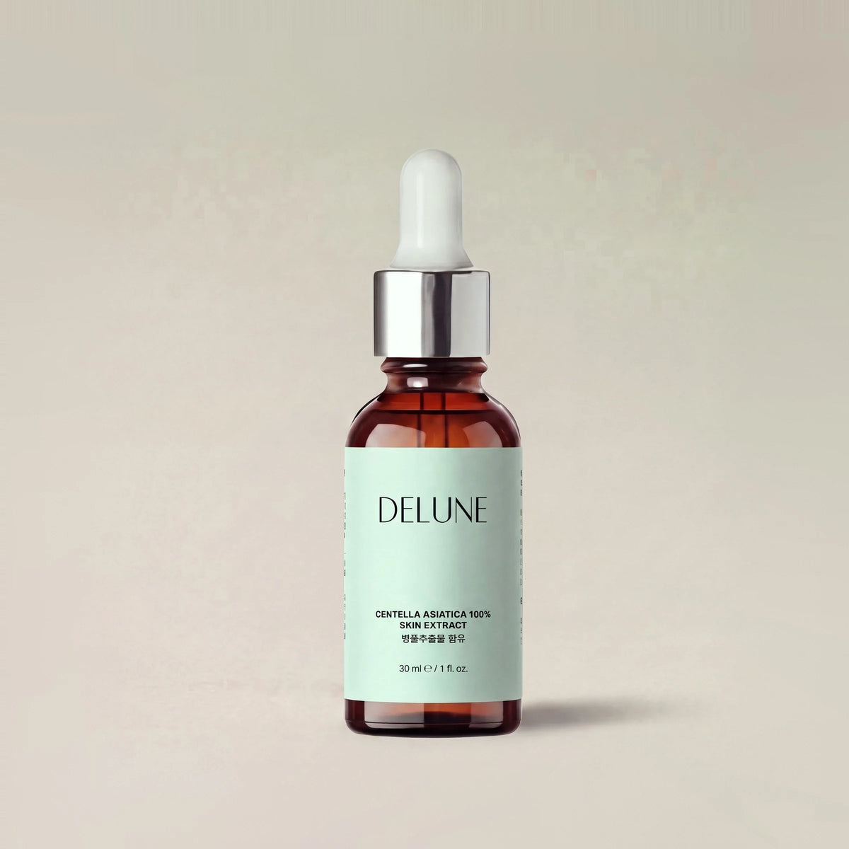 Delune Centella Asiatica 100 % hudekstrakt, 30 ml pipetteflaske