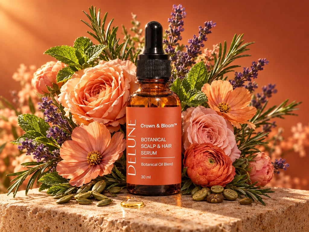 Crown & Bloom™ botanisk serum til hovedbund og hår