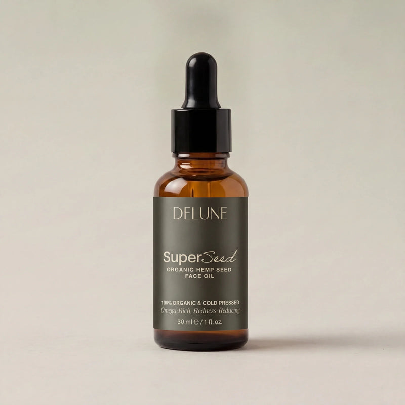Super Seed – ansigtsolie med hampefrø fra Delune – produktbillede