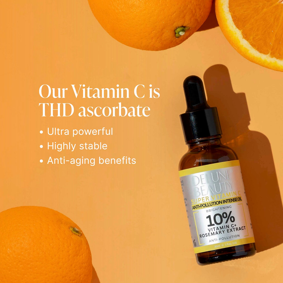 Super Vitamin C™ 10% Anti-Pollution Brightening Oil - Delune 
