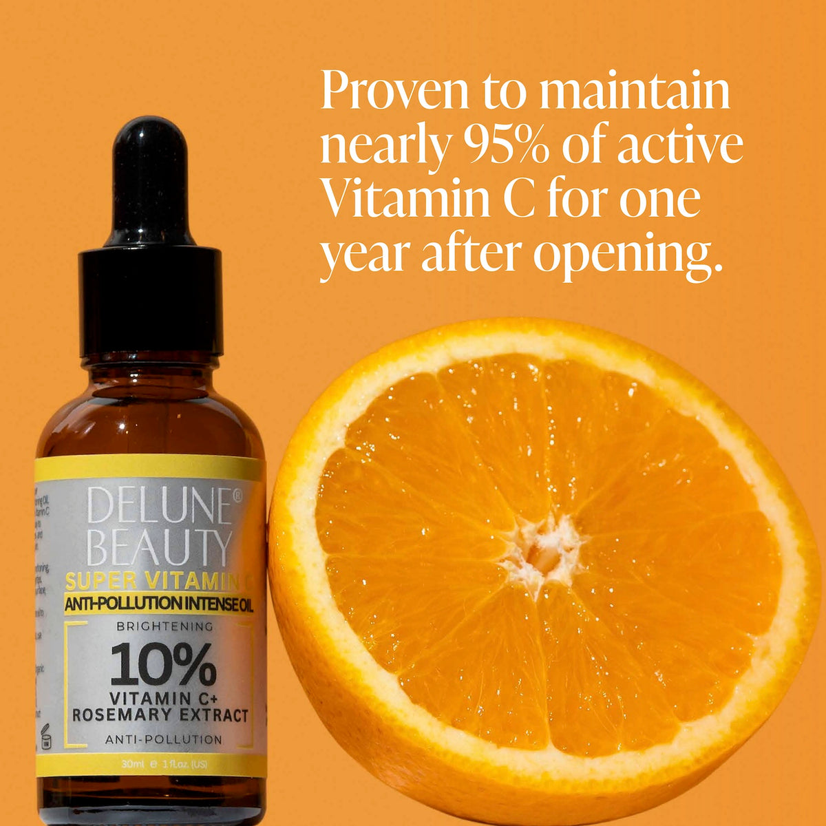 Super Vitamin C™ 10% Anti-Pollution Brightening Oil - Delune 
