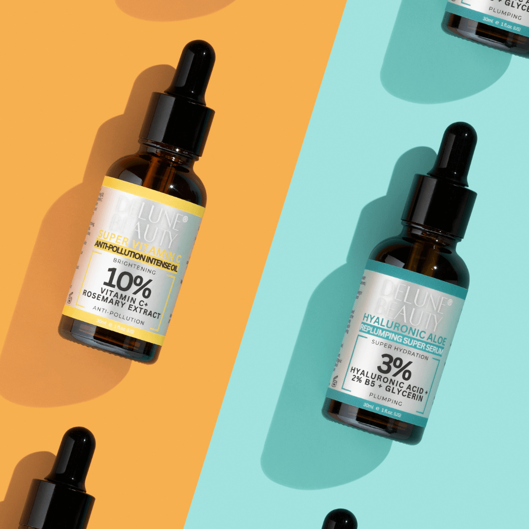 Hyaluronic Aloe B5 og Super Vitamin C – duo – Delune
