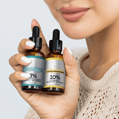 Hyaluronic Aloe B5 og Super Vitamin C – duo – Delune