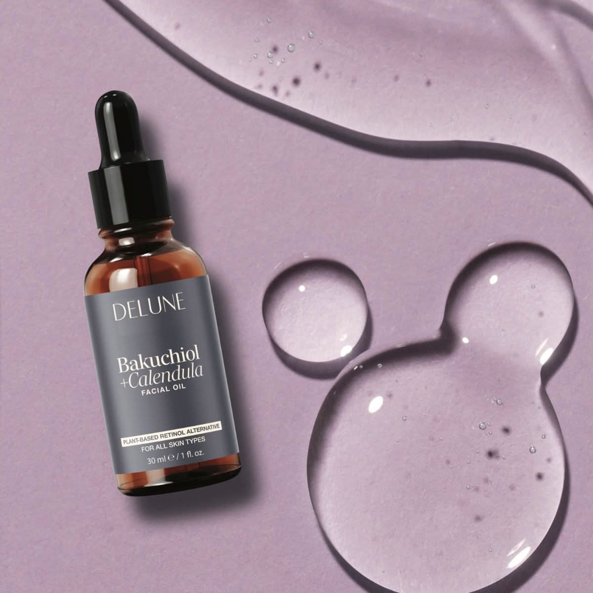 Bakuchiol + Calendula ansigtsolie – Delune
