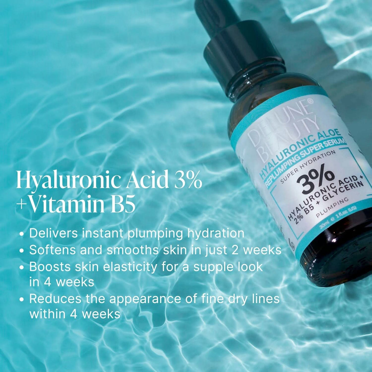 Hyaluronic Aloe B5 – ansigtsserum – Delune