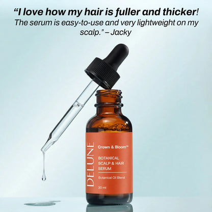 Crown & Bloom™ botanisk serum til hovedbund og hår