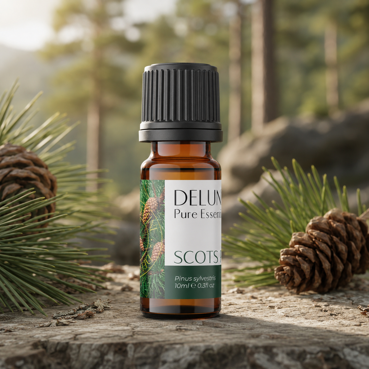 Delune Scots Pine Pure Essential Oil 10ml lifestyle product image
