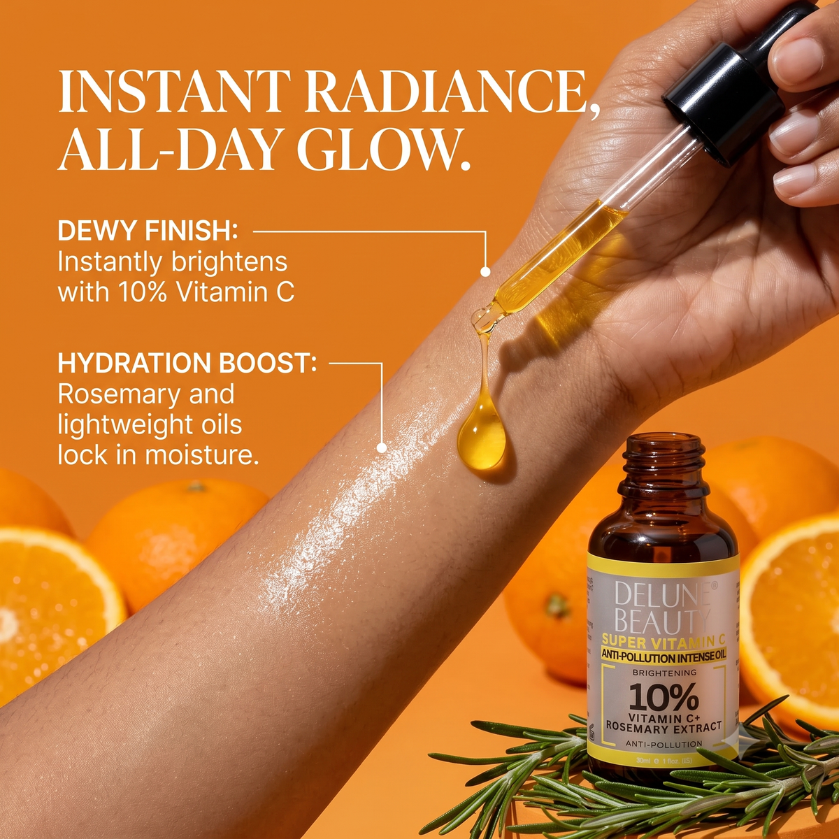 Super Vitamin C™ opklarende olie, billede 4
